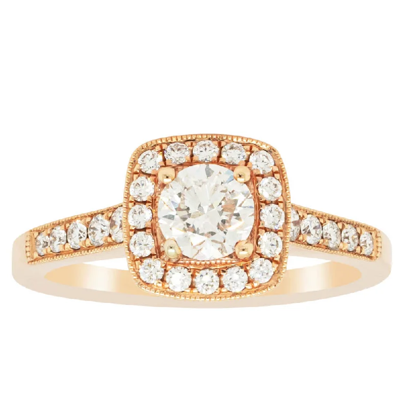 Unlock Unbeatable Jewelry Deals Before They’Re Gone 18ct Rose Gold .50ct Diamond Aurora Ring