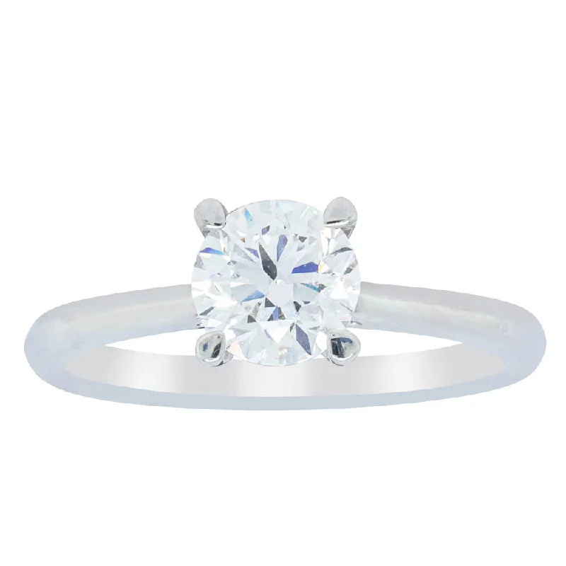 18ct White Gold 1.01ct Flawless Diamond Ring