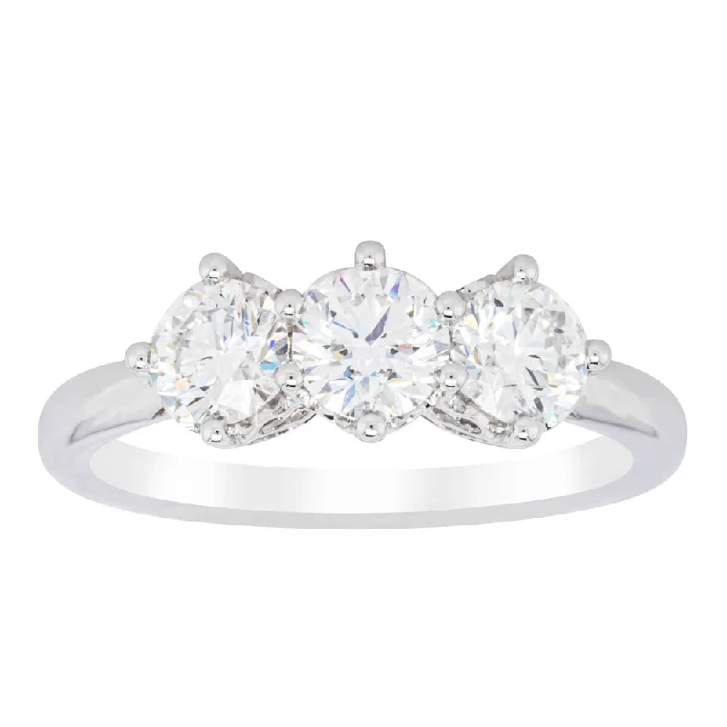 Personalized Jewelry Sale – Unique Gifts At Low Prices 18ct White Gold 1.24ct Diamond Coronado Ring