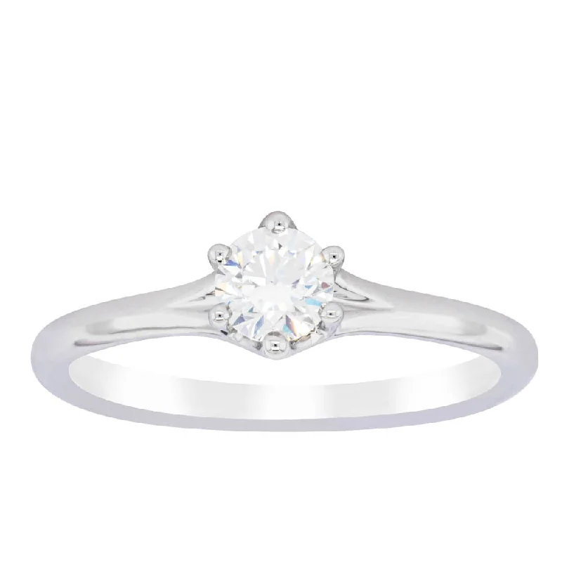 Timeless Elegance Now At Special Discounts 18ct White Gold .31ct Diamond Grace Ring