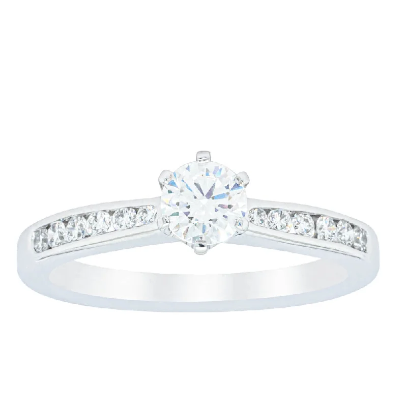 Discover Unique Jewelry With Special Limited-Time Offers 18ct White Gold .40ct Diamond Avalon Ring