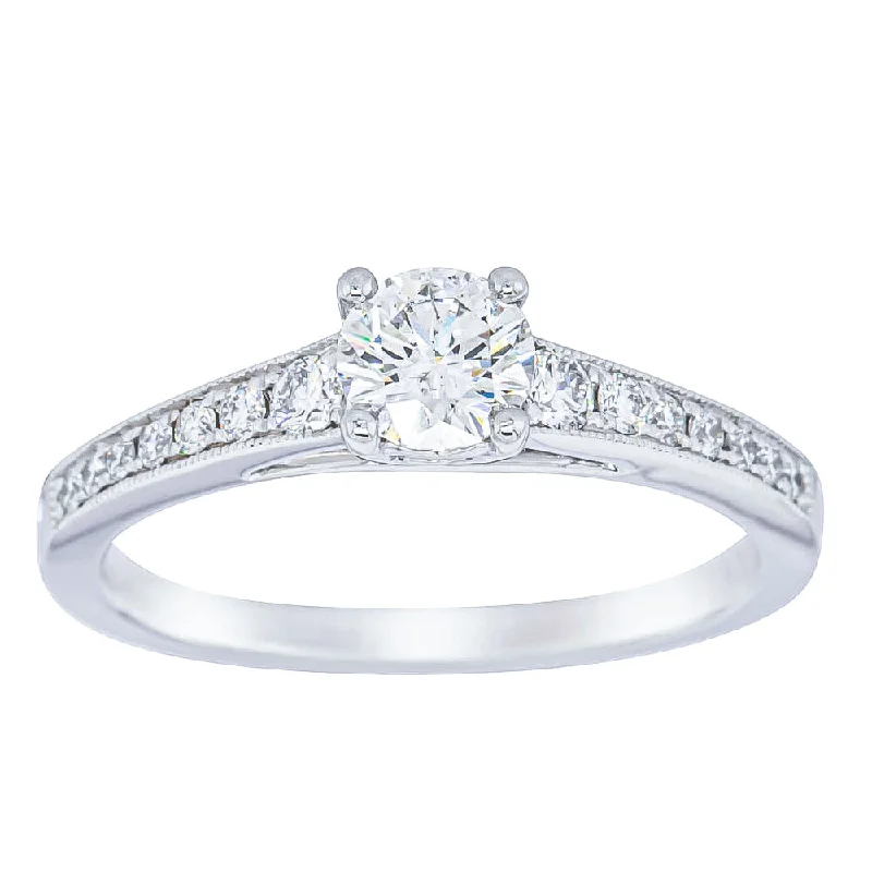 Don't Miss Out On Bestselling Jewelry At Special Prices 18ct White Gold .50ct Diamond Vantage Ring