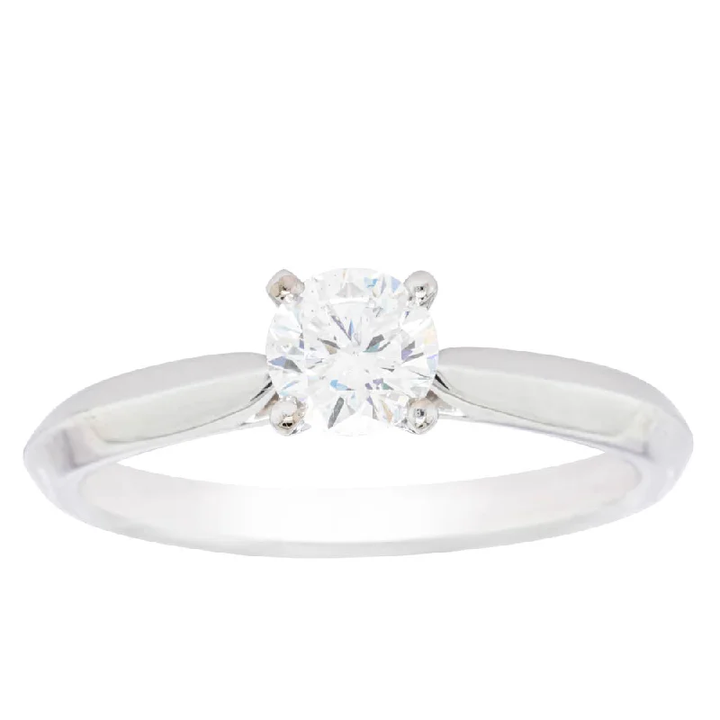 Timeless Jewelry Styles At Wallet-Friendly Prices 18ct White Gold .50ct Diamond Venetian Ring