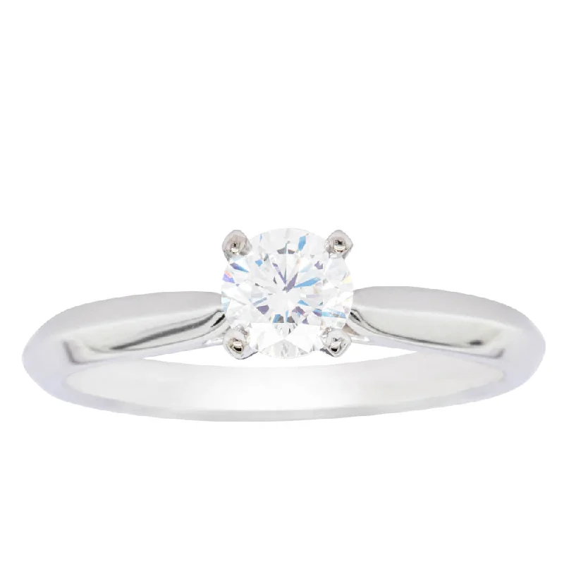 Premium Diamond Jewelry At Once-In-A-Lifetime Discounts 18ct White Gold .50ct Diamond Venetian Ring