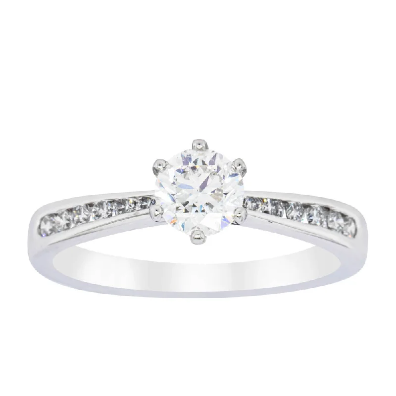 Platinum .59ct Diamond Avalon Ring