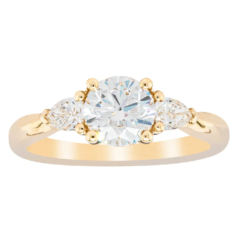 18ct Yellow Gold 1.00ct Diamond Ayla Ring