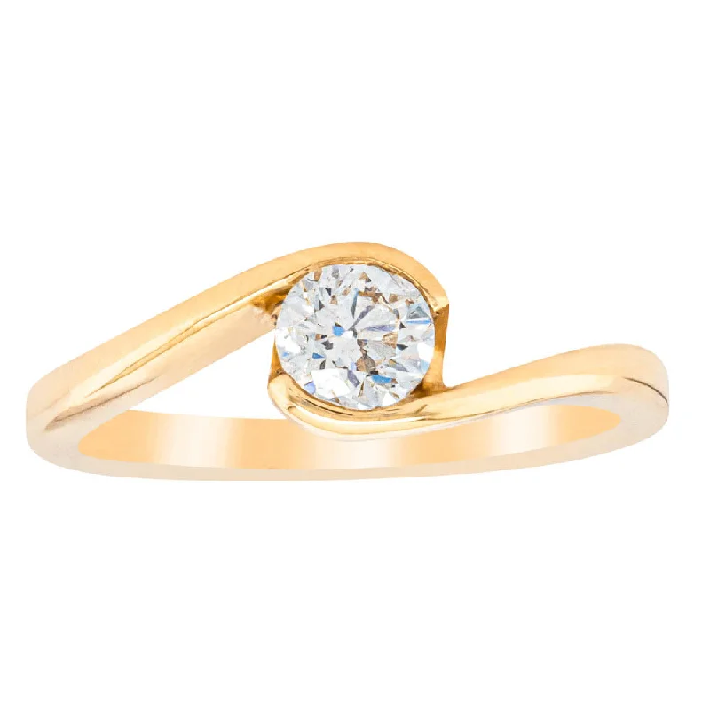 18ct Yellow Gold .46ct Diamond Embrace Ring