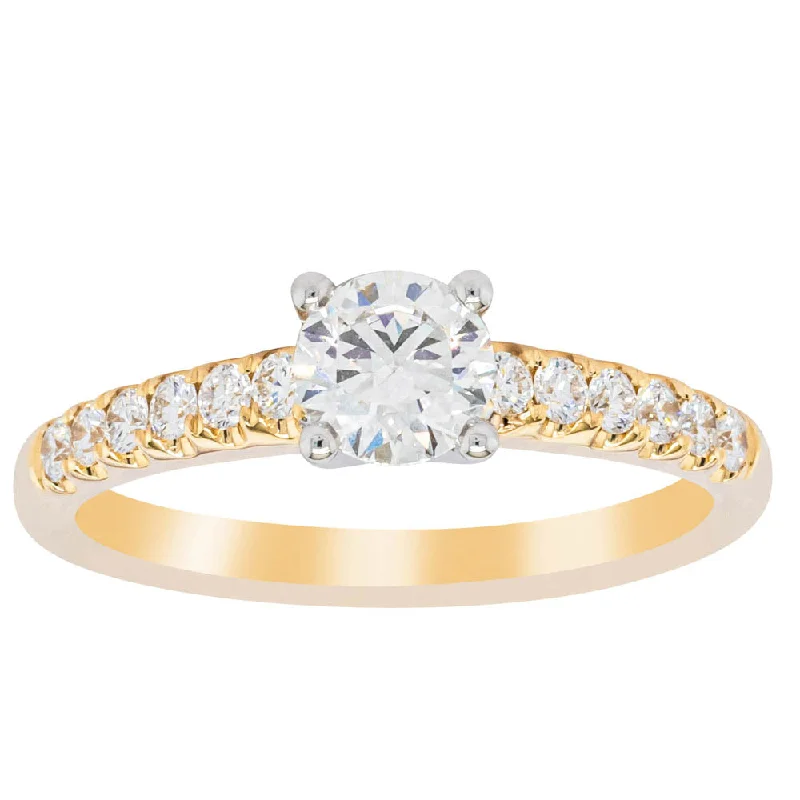 Jewelry Flash Sale – Stylish Designs At Unbeatable Rates 18ct Yellow Gold .50ct Diamond Meridien Ring