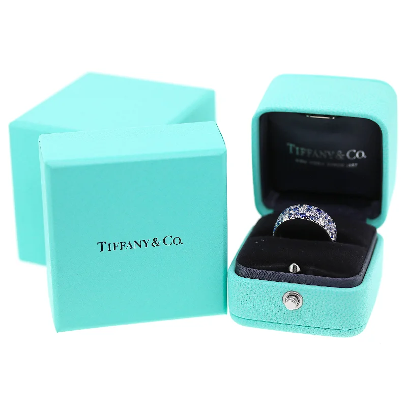 Stunning Jewelry Pieces At The Lowest Prices Ever Tiffany and Co. Metro Collection Ring with Blue Sapphires & Diamonds Stunning Jewelry Pieces At The Lowest Prices Ever Tiffany and Co. Metro Collection Ring with Blue Sapphires & Diamonds