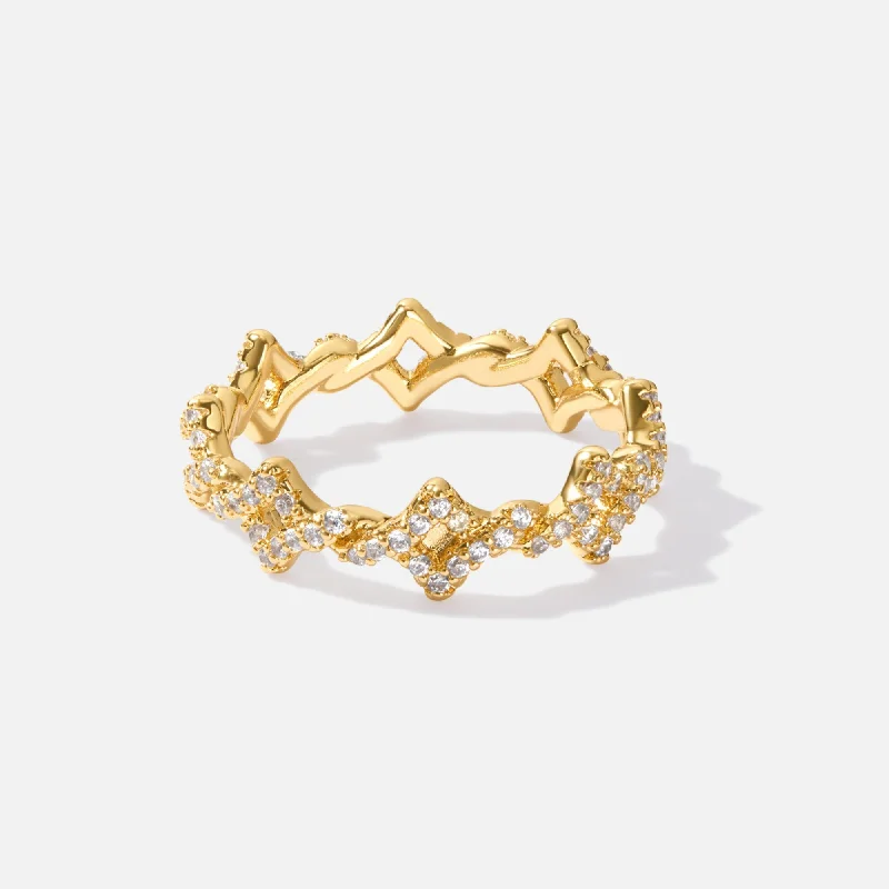 Get The Jewelry You Love At A Price You Love Athena Twisted Crystal Crown Ring