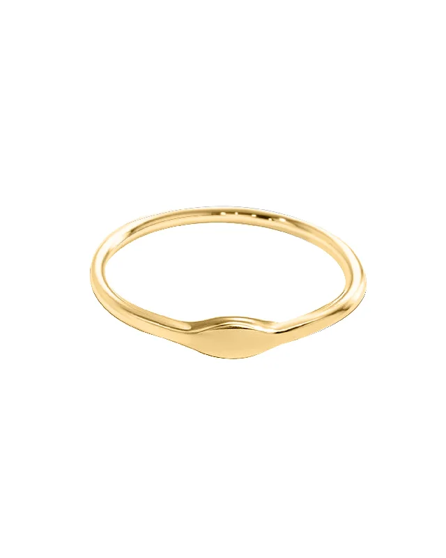 Handcrafted Beauty At Affordable Prices 14K Classic Pinky Ring