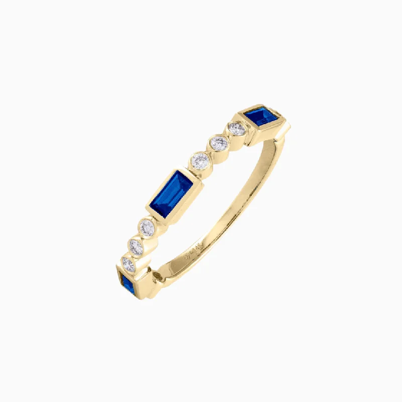 Best-Selling Jewelry Now Available At Special Deals Blue Sapphire & Diamond Stacker Best-Selling Jewelry Now Available At Special Deals Blue Sapphire & Diamond Stacker
