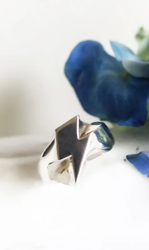 Huge Markdowns On Premium Jewelry Styles COREY LIGHTNING BOLT RING