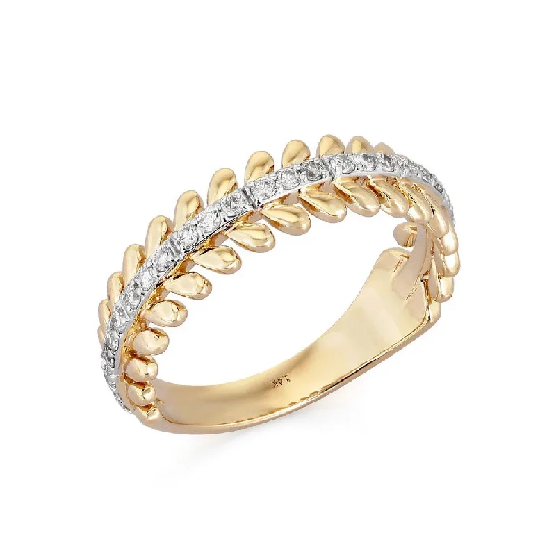 Exclusive Gemstone Jewelry At Special Prices CATE CHEVRON GOLD BAND RING