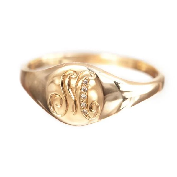 Affordable Luxury Jewelry – Style At A Great Price Classic Diamond Signet Ring