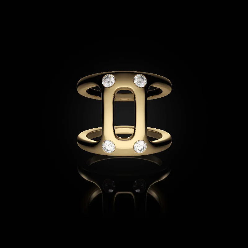 Exclusive Jewelry Sale – Sparkle For Less DAME PHANTOM II WITH FOUR DIAMOND HITS