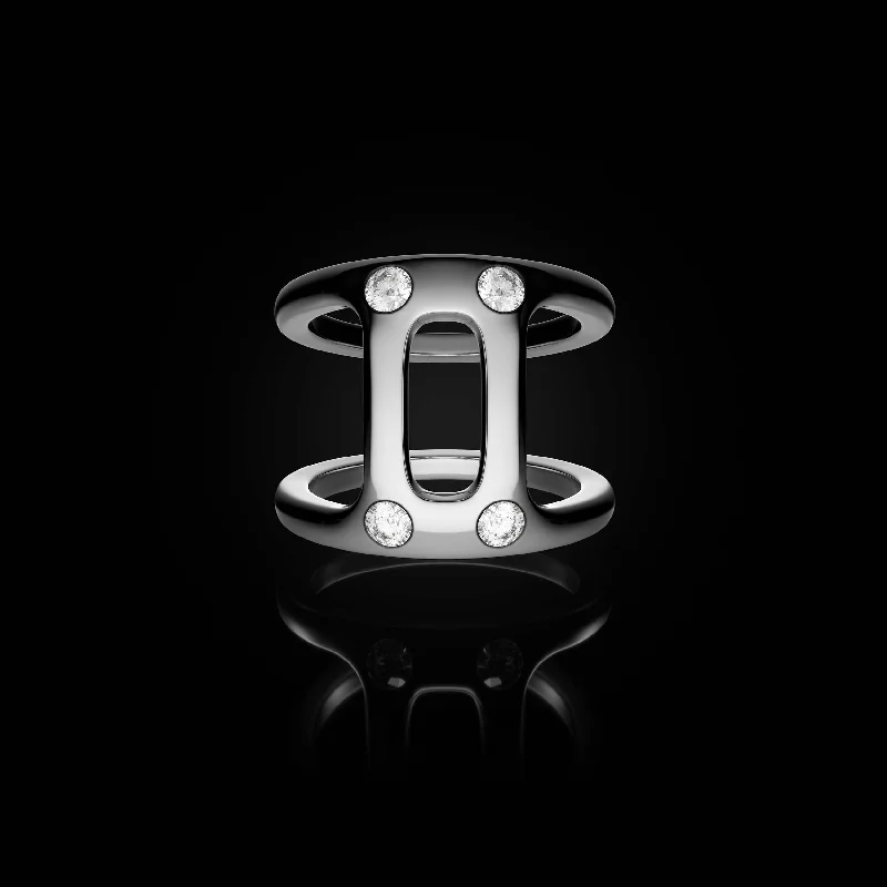 Glamorous Jewelry, Glamorous Deals – Shop Now DAME PHANTOM II WITH FOUR DIAMOND HITS