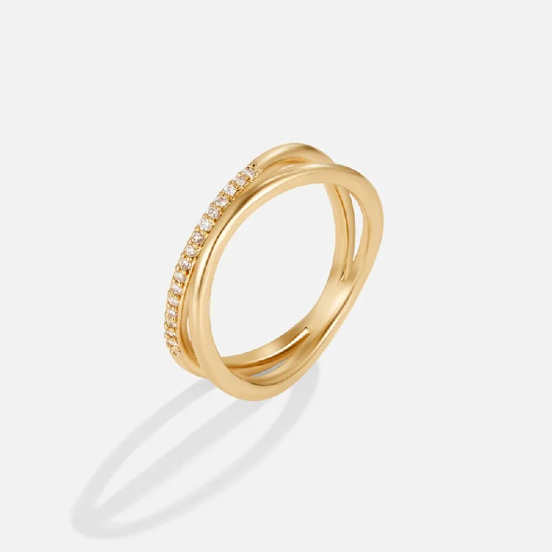 Seasonal Jewelry Deals – Elevate Your Style Dana Layered Crystal Ring
