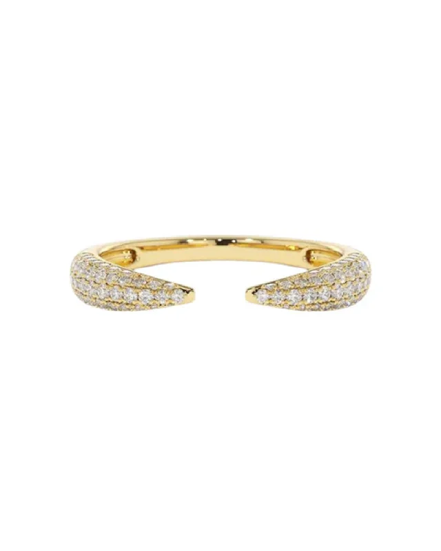 Don't Miss Out On Jaw-Dropping Jewelry Discounts Diamond Open Claw Ring
