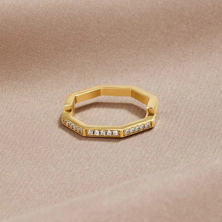 Luxury Jewelry At Unbeatable Discounts Diana Geometric Ring