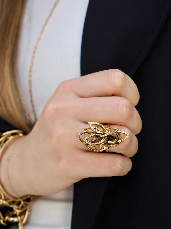 Elevate Your Outfit With Discounted Statement Jewelry LILLIAN OPEN LINK STATEMENT RING Elevate Your Outfit With Discounted Statement Jewelry LILLIAN OPEN LINK STATEMENT RING