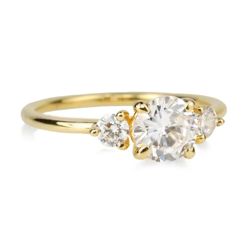 Glamorous Jewelry, Glamorous Deals – Shop Now Prong Set Three Diamond Engagement Ring Mount Glamorous Jewelry, Glamorous Deals – Shop Now Prong Set Three Diamond Engagement Ring Mount