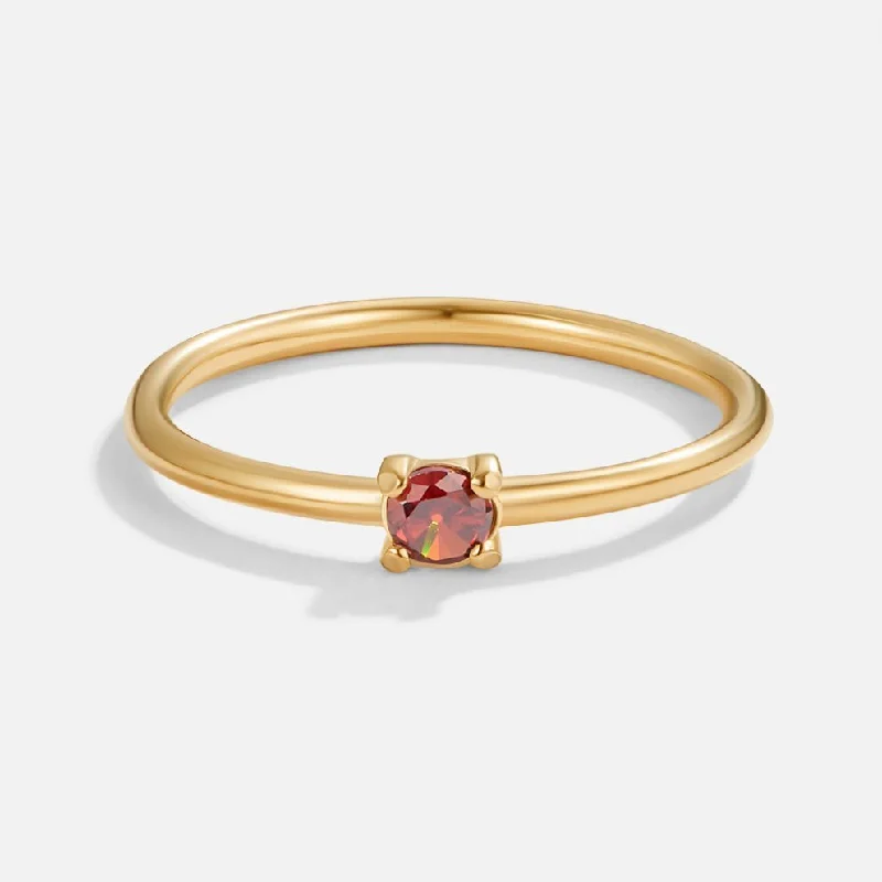 Premium Jewelry At Special Low Prices For A Limited Time January Birthstone 18K Gold Ring Premium Jewelry At Special Low Prices For A Limited Time January Birthstone 18K Gold Ring