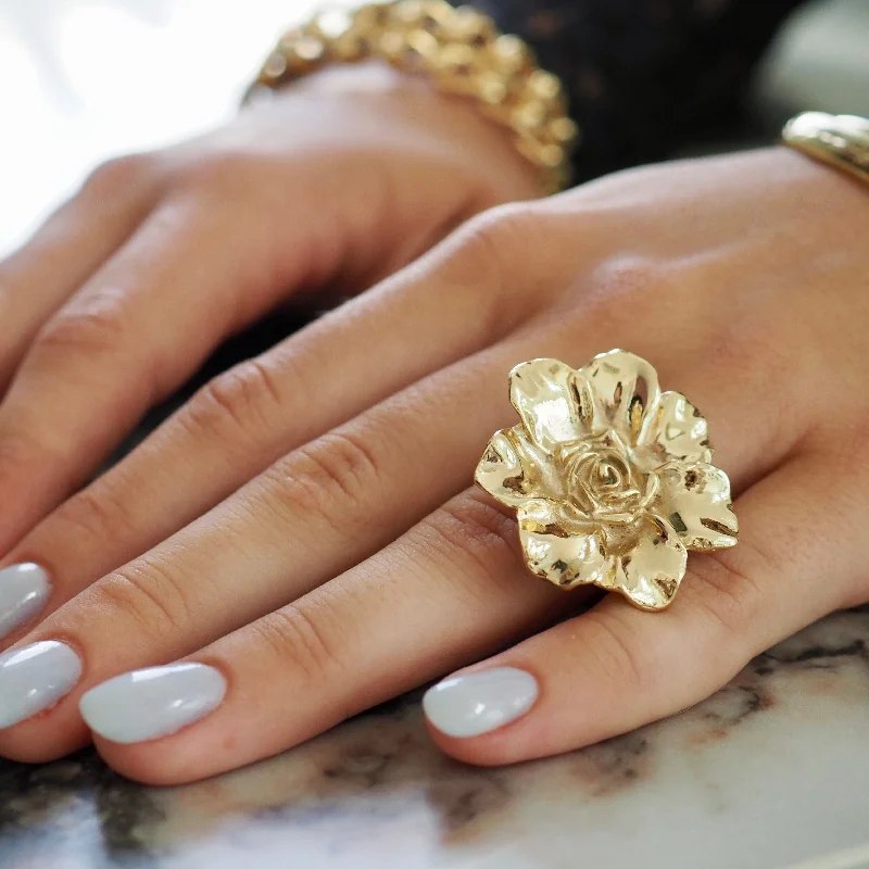 Luxury Jewelry Without The Luxury Price Tag LIA DOUBLE FLOWER RING
