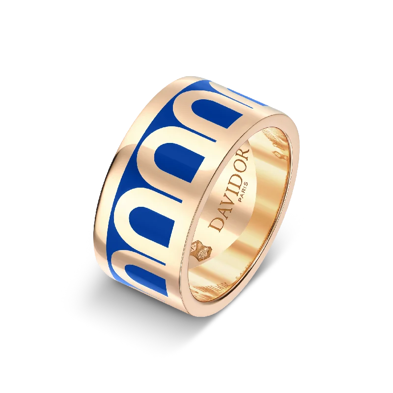 Exclusive Jewelry Offers – Sparkle For Less L'Arc de DAVIDOR Ring GM, 18k Rose Gold with Riviera Lacquered Ceramic Exclusive Jewelry Offers – Sparkle For Less L'Arc de DAVIDOR Ring GM, 18k Rose Gold with Riviera Lacquered Ceramic