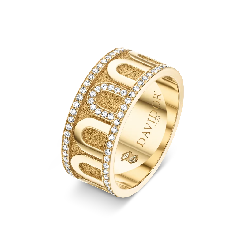 Don't Miss Out On Jaw-Dropping Jewelry Discounts L'Arc de DAVIDOR Ring GM, 18k Yellow Gold with Satin Finish and Porta Diamonds Don't Miss Out On Jaw-Dropping Jewelry Discounts L'Arc de DAVIDOR Ring GM, 18k Yellow Gold with Satin Finish and Porta Diamonds