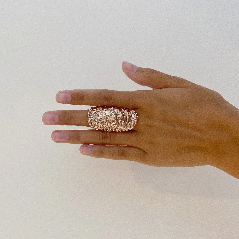 Last Chance To Shop High-End Jewelry At Markdown Prices EXOTIC CARVED RING -ROSE GOLD Last Chance To Shop High-End Jewelry At Markdown Prices EXOTIC CARVED RING -ROSE GOLD