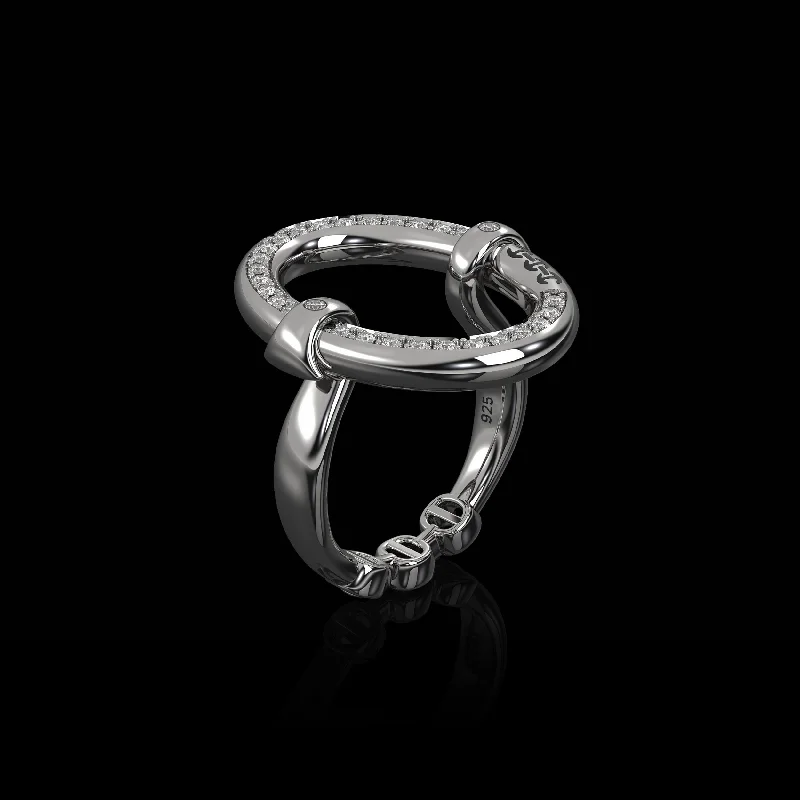 Your Perfect Accessory Now At The Best Price OVAAL WITH DIAMONDS