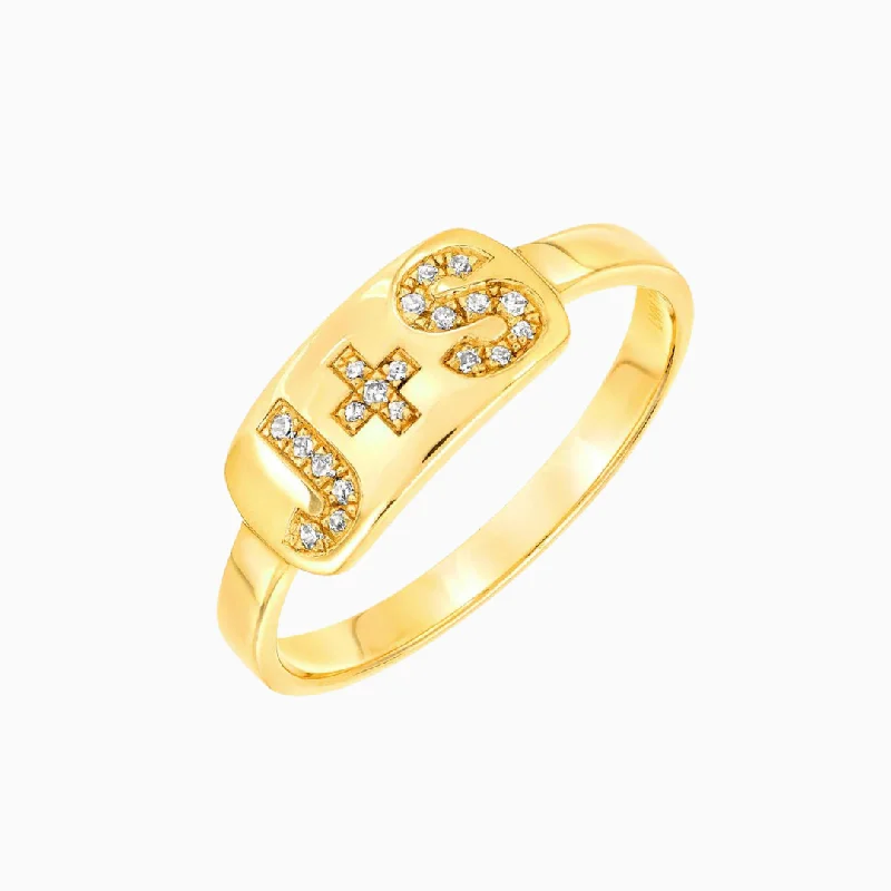 Exclusive Online Jewelry Sale – Don't Wait Personalized Diamond Initial Plaque Ring Exclusive Online Jewelry Sale – Don't Wait Personalized Diamond Initial Plaque Ring