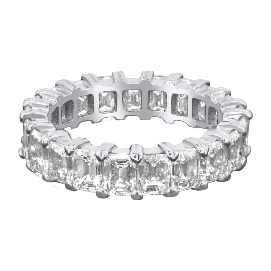 Shine In Style – Shop Jewelry Discounts Today Pretty Prong Set Emerald Cut Diamond Eternity Band Ring Shine In Style – Shop Jewelry Discounts Today Pretty Prong Set Emerald Cut Diamond Eternity Band Ring