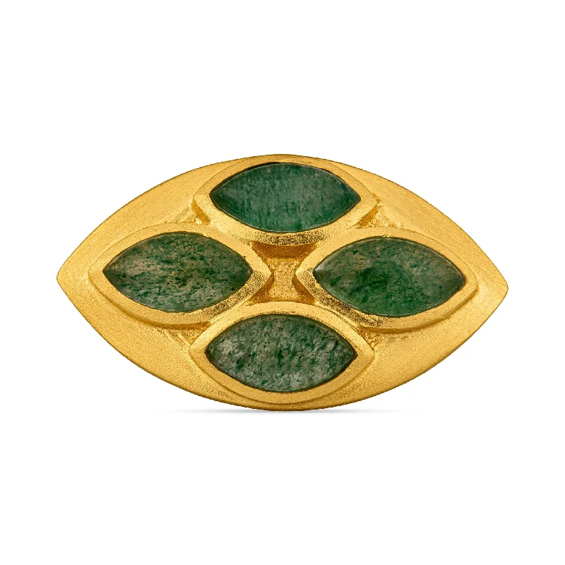 Celebrate With Sparkle – Jewelry Sale Now Live Primrose Ring - Green Strawberry Quartz