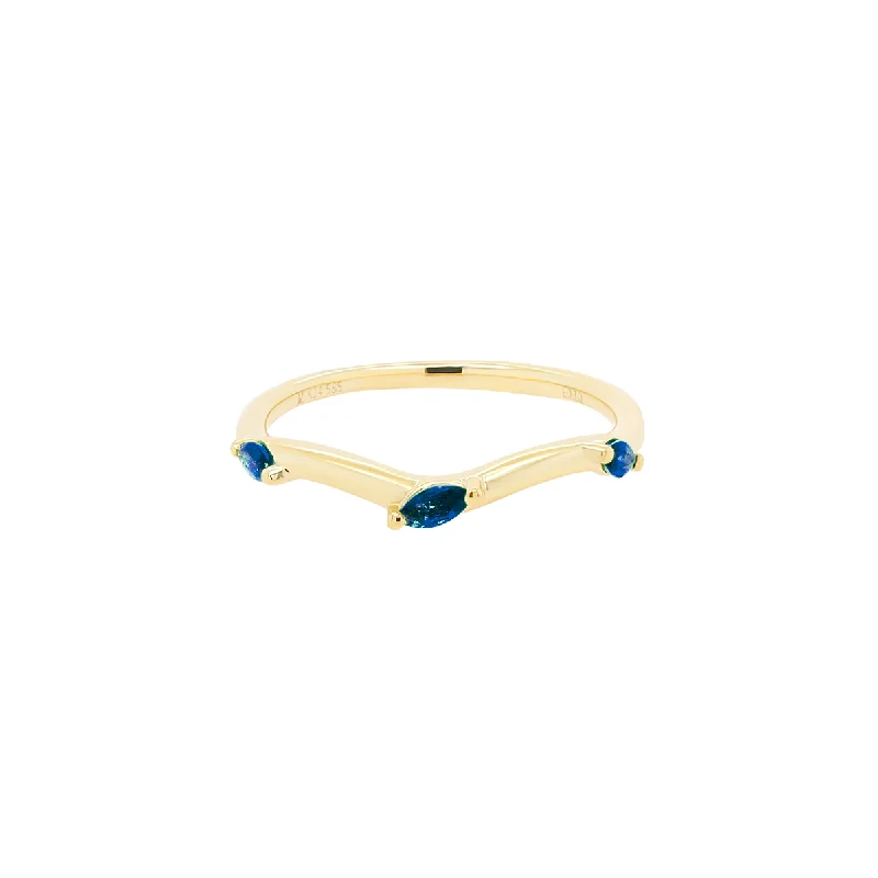 Affordable Elegance – Special Jewelry Sale Now Live Ripple Ring – Sapphire | 1.50GMS .20CT