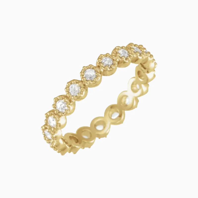 Make Every Moment Shine – Jewelry Discounts Available Rose Diamond Eternity Ring