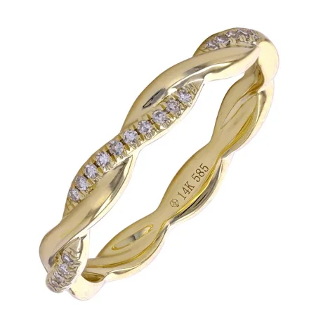 Luxury Jewelry Without The Luxury Price Tag SHELBY DIAMOND TWIST RING