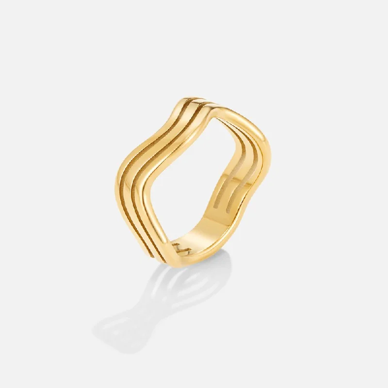 Exclusive Online Discounts On Stylish Jewelry Siren Gold Ring