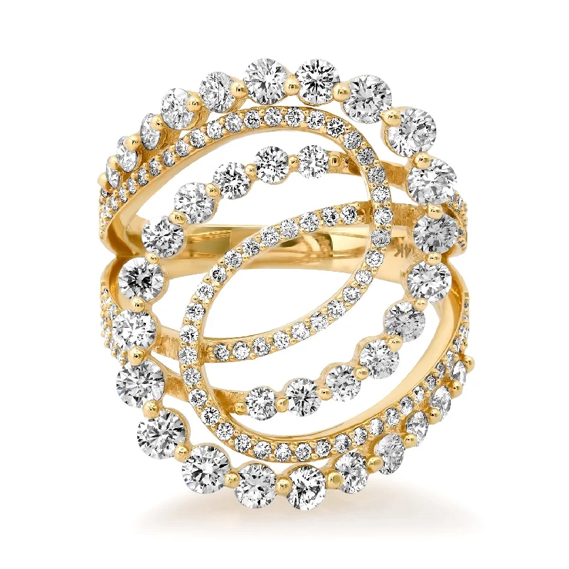 Save On Luxury Jewelry Pieces – Limited-Time Offers Swirl & Shine Graduated Diamond Statement Ring Save On Luxury Jewelry Pieces – Limited-Time Offers Swirl & Shine Graduated Diamond Statement Ring