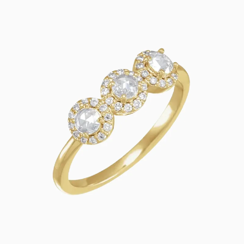 Limited-Time Jewelry Discounts – Shine Without The Splurge Triple Halo Rose Cut Diamond Ring Limited-Time Jewelry Discounts – Shine Without The Splurge Triple Halo Rose Cut Diamond Ring