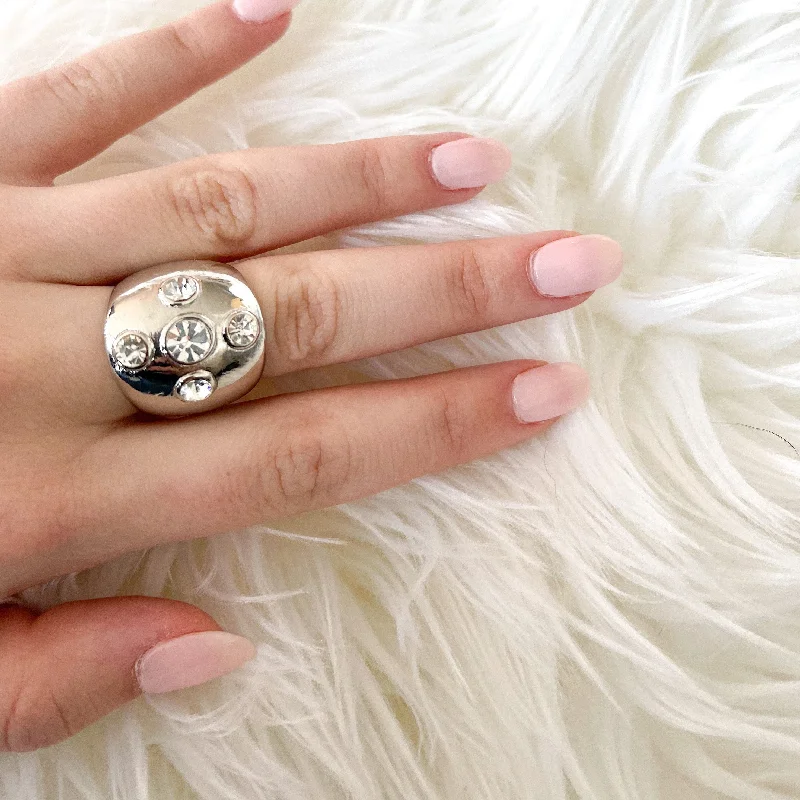 Stunning Statement Jewelry, Unbeatable Discounts MARISSA FIVE STONE STATEMENT RING Stunning Statement Jewelry, Unbeatable Discounts MARISSA FIVE STONE STATEMENT RING