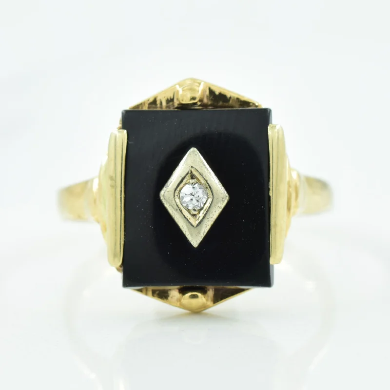 Exclusive Jewelry Bundles At Discounted Rates Black Onyx & Diamond Ring | 3.00ct, 0.02ct | SZ 8.75 | Exclusive Jewelry Bundles At Discounted Rates Black Onyx & Diamond Ring | 3.00ct, 0.02ct | SZ 8.75 |