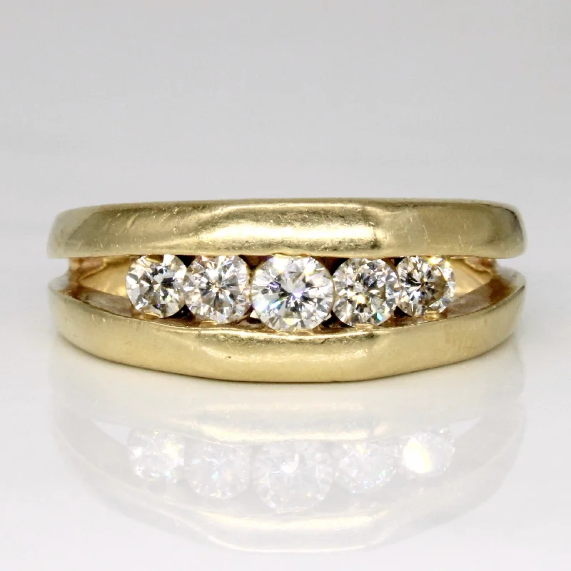 Modern Jewelry At Exclusive Discounts – Shop Today Channel Set Diamond Ring | 0.58ctw | SZ 10 |