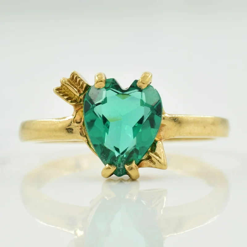Handcrafted Jewelry Sale – Unique Designs At Low Prices Green Paste (Glass) Ring | 0.75ct | SZ 5.75 |