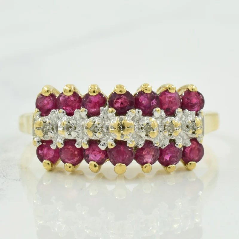 Jewelry Flash Sale – Stylish Designs At Unbeatable Rates Ruby & Diamond Ring | 0.84ctw, 0.04ctw | SZ 8 |