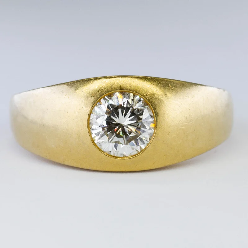 Handcrafted Jewelry Sale – Unique Designs At Low Prices Birks' Flush Set Solitaire Diamond Ring | 1.21ct | SZ 9.5 |