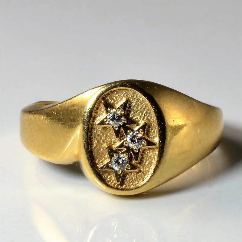 Affordable Luxury Jewelry For Every Occasion Birks' Diamond Star Ring | 0.045ctw | SZ 6.25 |