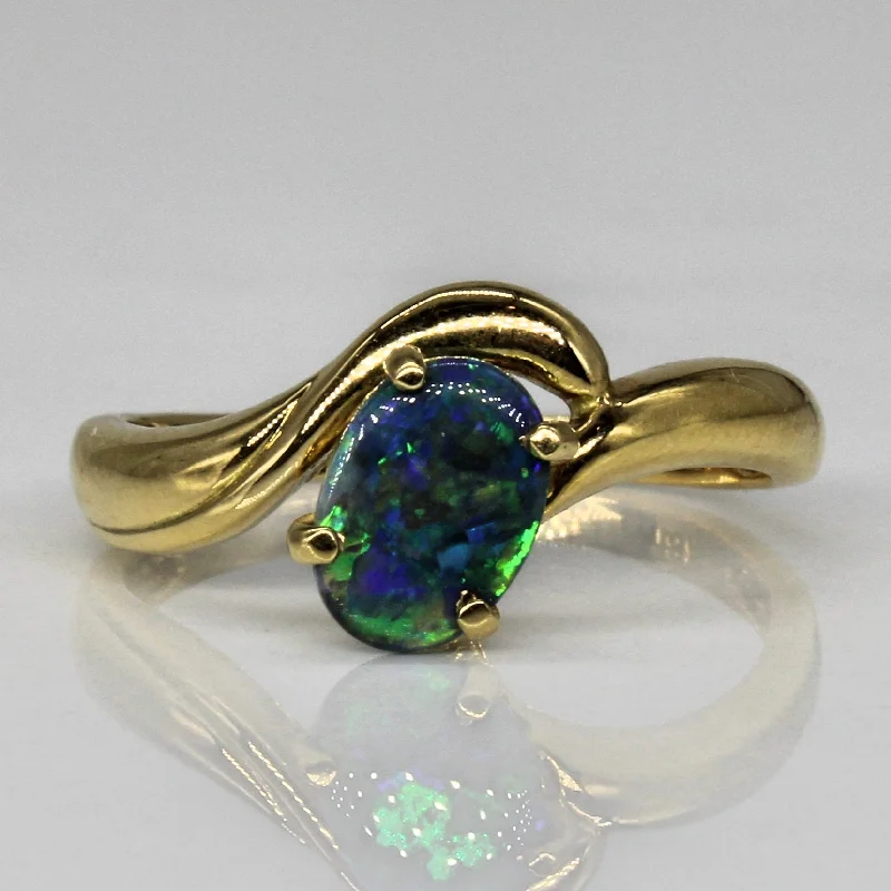 Flash Jewelry Sale – Get Stunning Pieces At Low Prices Black Opal Bypass Ring | 0.47ct | SZ 5.75 | Flash Jewelry Sale – Get Stunning Pieces At Low Prices Black Opal Bypass Ring | 0.47ct | SZ 5.75 |