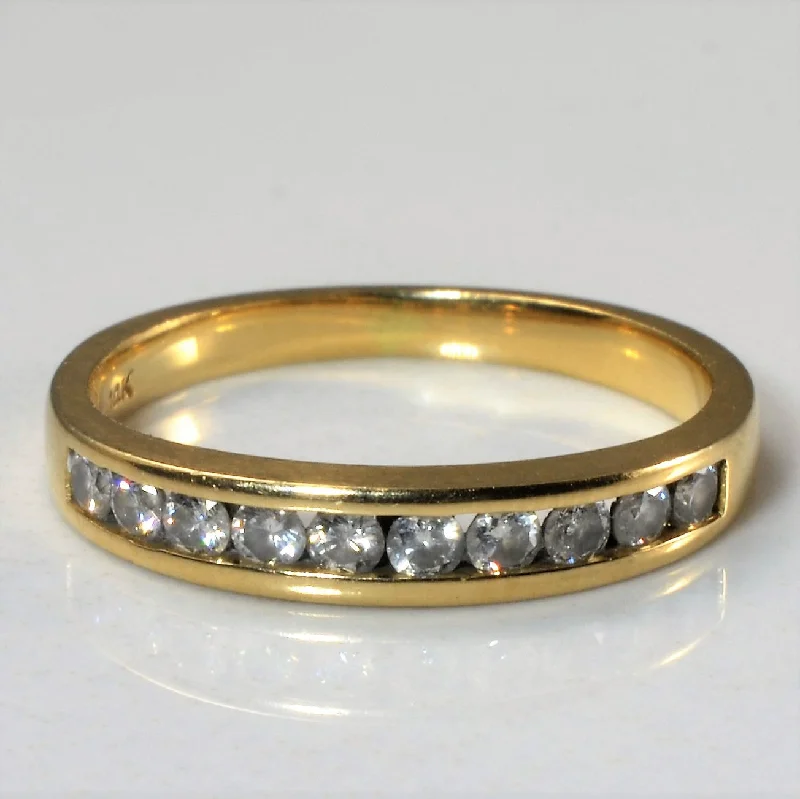 Unmissable Jewelry Clearance – Final Reductions Channel Set Diamond Band | 0.20ctw | SZ 4.5 |